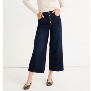 Madewell High waist crop denim
